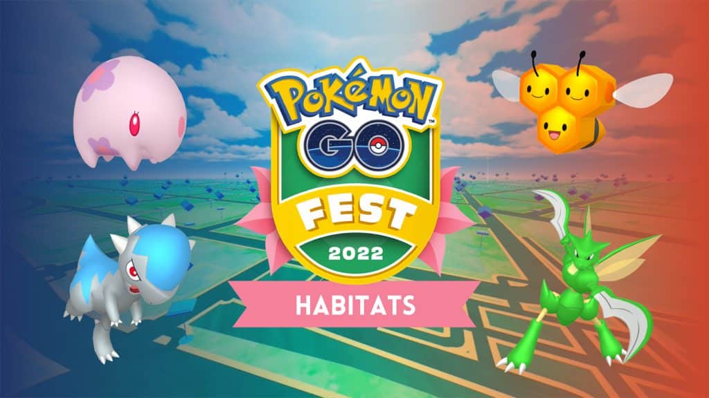 Pokémon Go Fest 2022 Horario de hábitat y spawns de incienso Dexerto