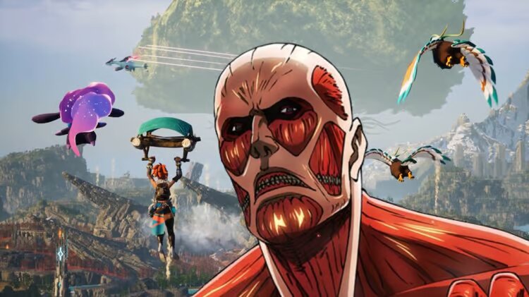 Gracz Palworld tworzy ogromne miasto inspirowane grą Attack on Titan